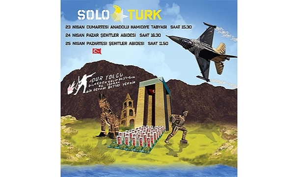 SOLOTÜRK TEKRAR ÇANAKKALE SEMALARINDA