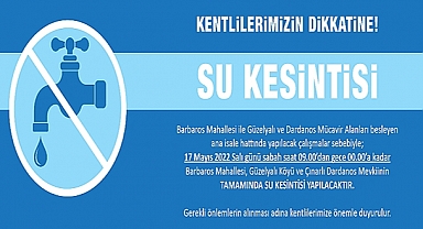 SULAR KESİLECEK!
