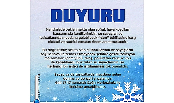 DON TEHLİKESİNE DİKKAT!
