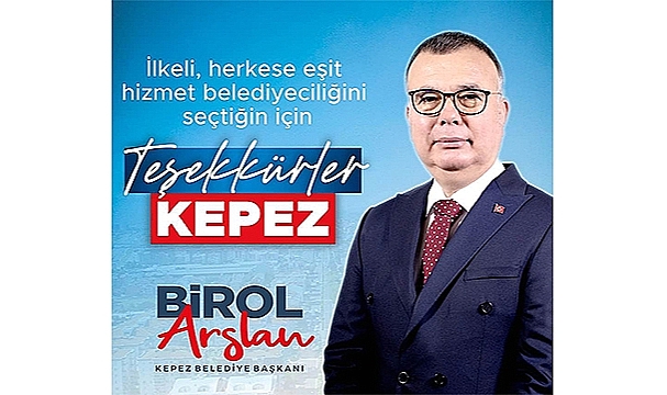 "TEŞEKKÜRLER KEPEZ"