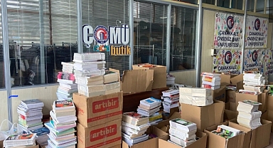 ÇOMÜ’den Hatay’a 10 Bin Kitap Destek