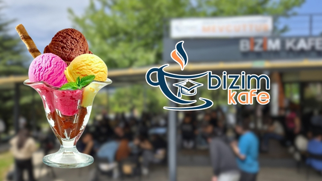 BİZİM KAFE'DE DONDURMA BEDAVA