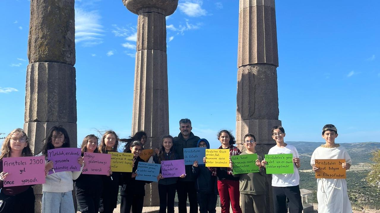ATATÜRK ORTAOKULU’NDAN İLGİ ÇEKEN PROJE: “İDA’NIN ANTİK RUHUNA YOLCULUK”