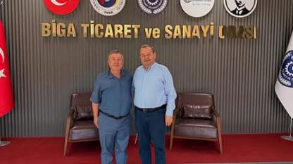 BİGA KENT KONSEYİ BAŞKANI ERKAP'TAN BİGA TSO'YA ZİYARET