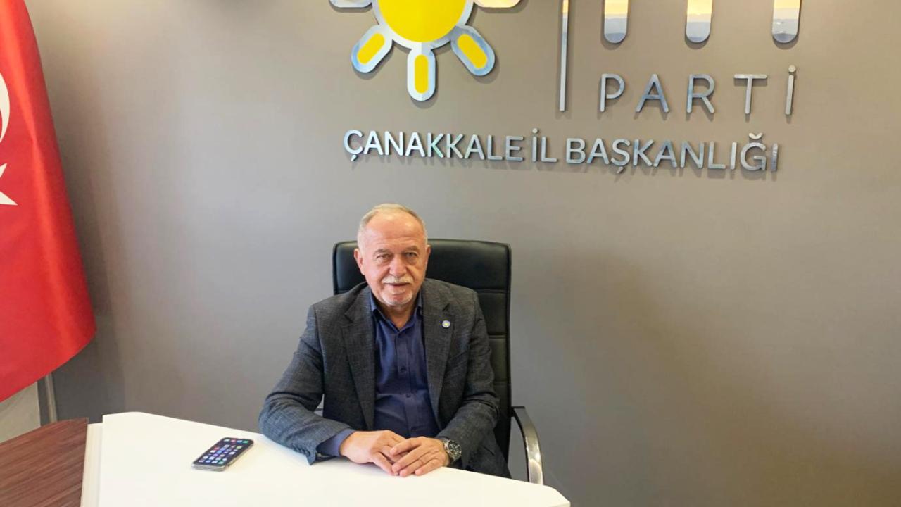 İYİ Parti Çanakkale İl Başkanı Selahattin Yıldızlar’dan Ankara’daki “Bayrak Açıyorum” Mitingine Davet