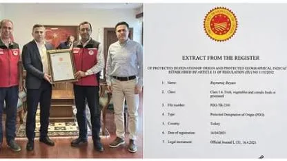 AB TESCİLLİ BAYRAMİÇ BEYAZI BELGESİ İL MÜDÜRLÜĞÜ'NDE