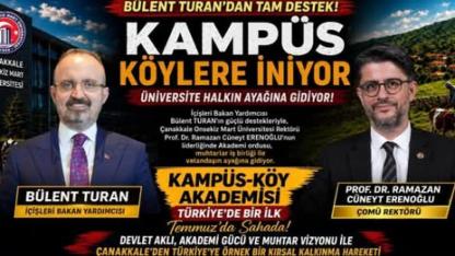 TÜRKİYE’DE BİR İLK! BÜLENT TURAN VE ÇOMÜ İŞ BİRLİĞİYLE KAMPÜS KÖYLERE İNİYOR, ÜNİVERSİTE HALKIN AYAĞINA GİDİYOR!